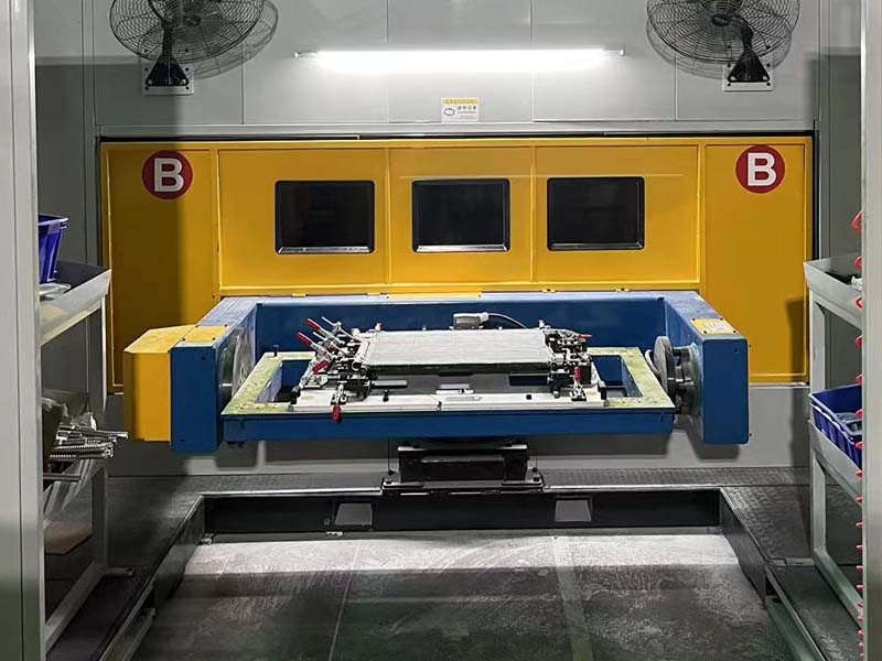 三軸雙工位旋轉(zhuǎn)變位機工作站